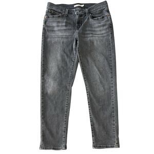 Levi's Women's BOYFRIEND MID RISE JEANS Washed Black Size 28